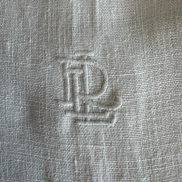 Ralph Lauren Off White Woman’s Linen Casual Button Down Shirt - Picture 3 of 9